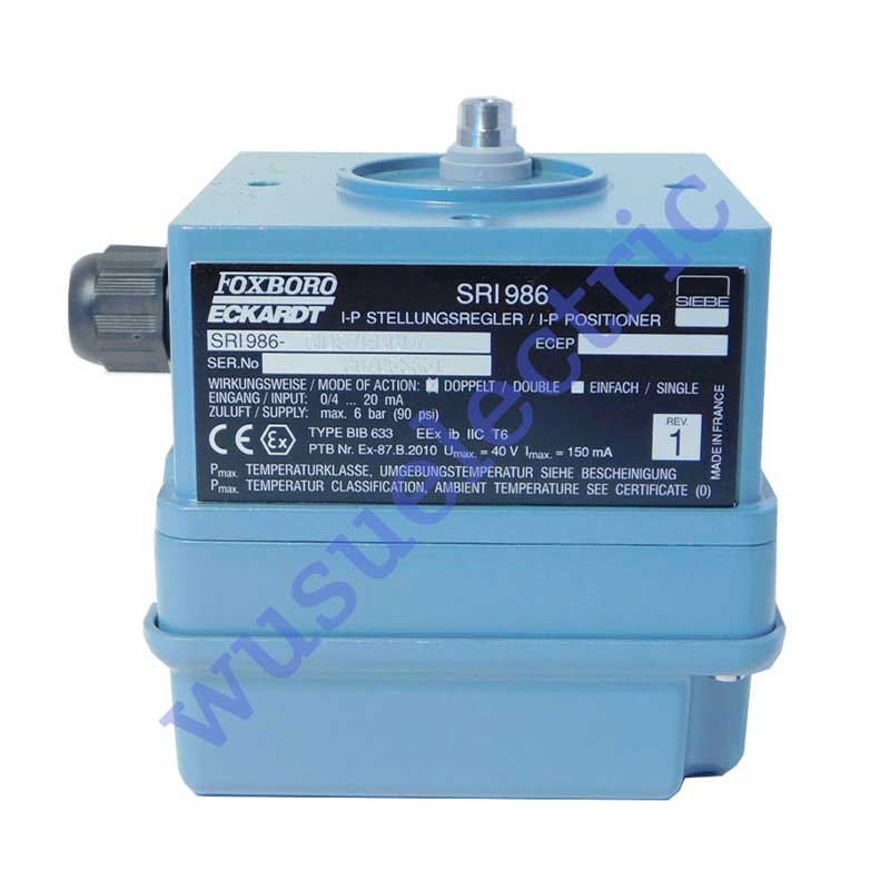 Schneider SRI986-BIDS7EAANA Electro-Pneumatic Positioner